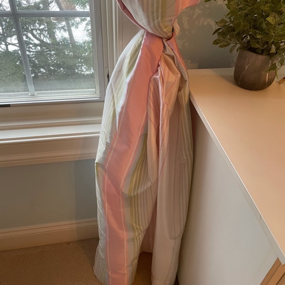 Pottery barn 100% silk Curtain- 3 panels - Picture 3 of 3